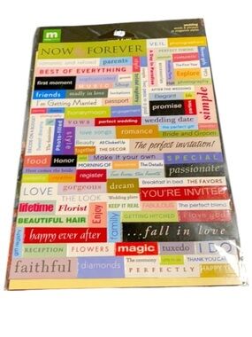 Wedding Words And Phrases In Magazine Styles making Memories
